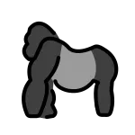 Gorilla SVG Icon